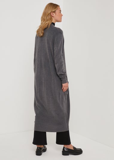 Charcoal Super Soft Longline Cardigan