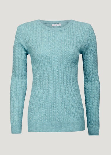 Mint Baby Cable Knit Jumper