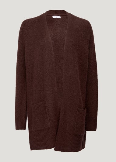 Brown Longline Cardigan