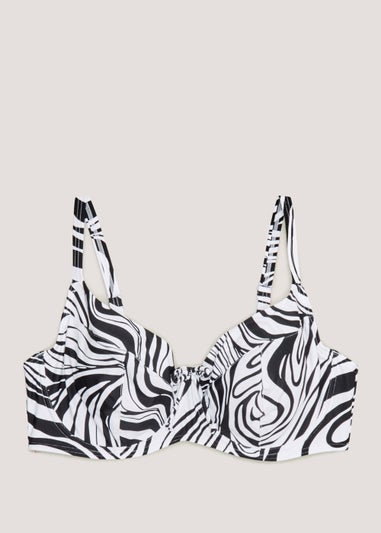 DD+ Monochrome Wave Bikini Top