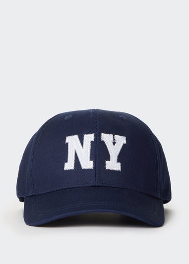 Navy NY Embroidered Cap