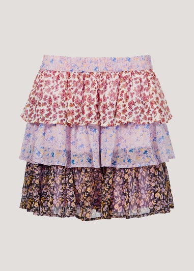JDY Cassie Floral Rara Skirt