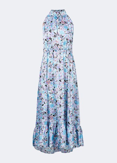 JDY Britney Blue Floral Halter Dress