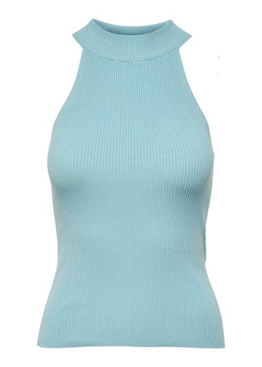 JDY Plum Blue Halter Neck Vest Top