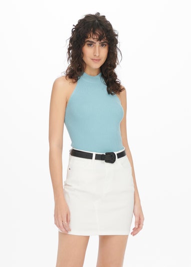 JDY Plum Blue Halter Neck Vest Top