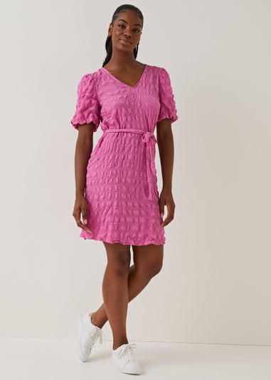 JDY Cherry Pink Belted Dress