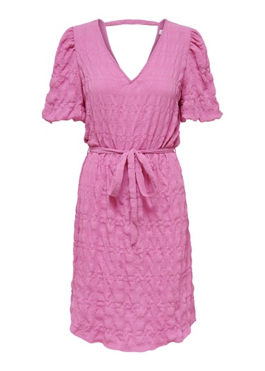 JDY Cherry Pink Belted Dress