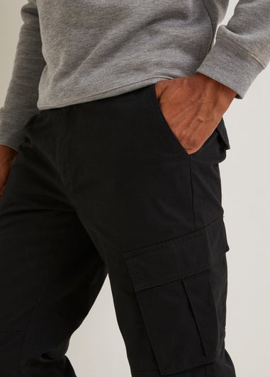 Black Cargo Trousers