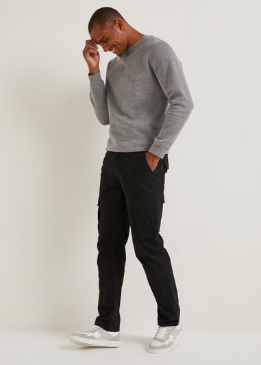 Black Cargo Trousers