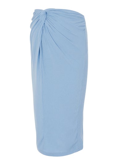 Mamalicious Maternity Giselle Blue Jersey Co-Ord Skirt