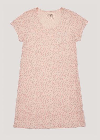 Pink Print Pocket Nightie