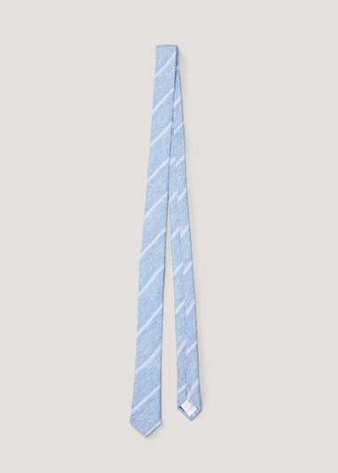 Boys Blue Stripe Tie (8-13yrs)