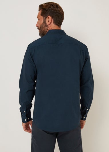 Lincoln Navy Oxford Shirt