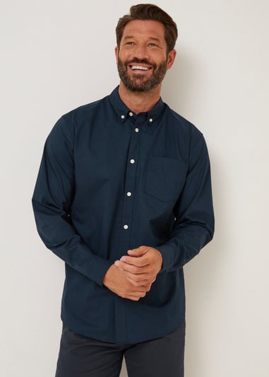 Lincoln Navy Oxford Shirt