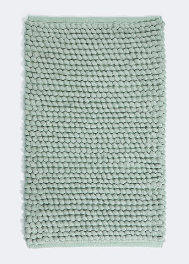 Sage Chunky Bobble Bath Mat (50cm x 80cm)