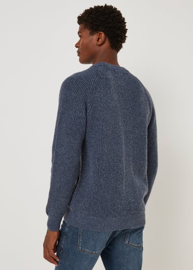 Blue Crew Neck Jumper