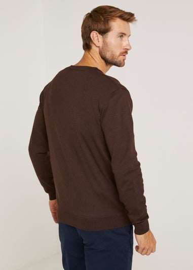 Brown Button Cardigan