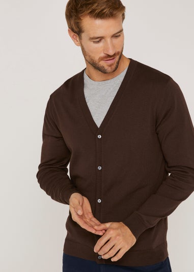 Brown Button Cardigan