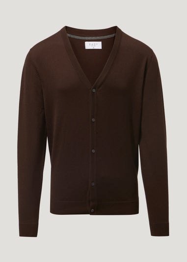 Brown Button Cardigan