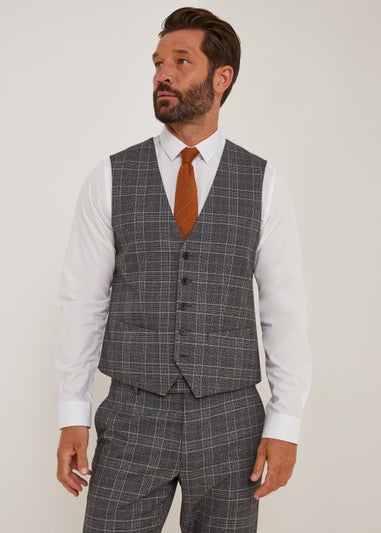 Taylor & Wright Lawrence Grey Tailored Fit Suit Waistcoat