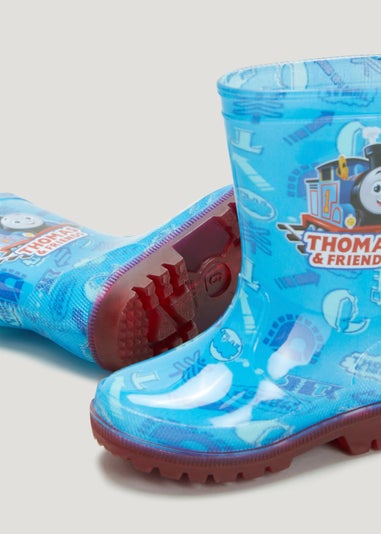 Boys Blue Thomas The Tank Engine Wellies (Younger 4-12)