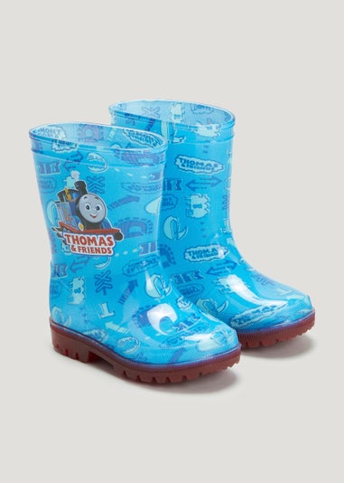 Boys Blue Thomas The Tank Engine Wellies (Younger 4-12)