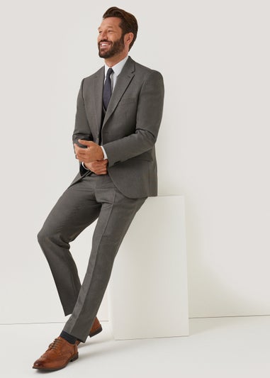 Taylor & Wright Austen Charcoal Tailored Fit Suit Jacket