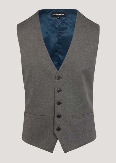 Taylor & Wright Austen Charcoal Tailored Fit Suit Waistcoat