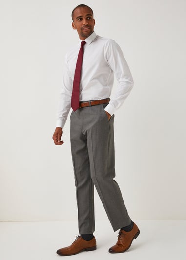 Taylor & Wright Austen Charcoal Regular Fit Suit Trousers