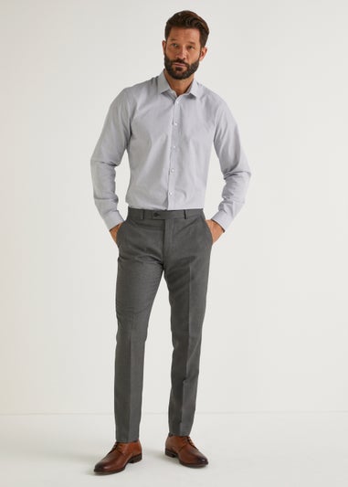 Taylor & Wright Austen Charcoal Slim Fit Suit Trousers