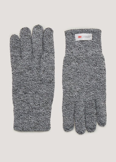 Thinsulate Grey Marl Gloves