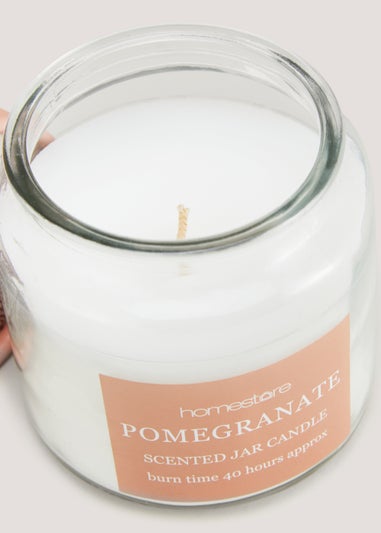 Pomegranate Lidded Jar Candle (11cm x 10cm)