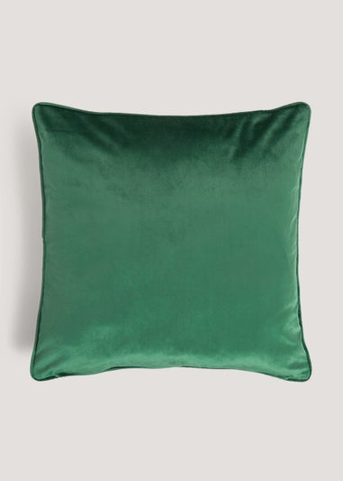 Green Large Velvet Cushion (55cm x 55cm)