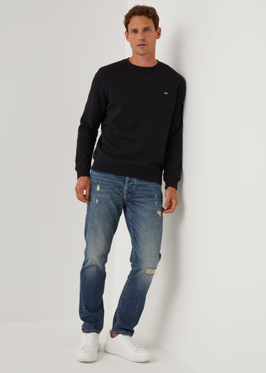 Dark Wash Vintage Slim Fit Jeans