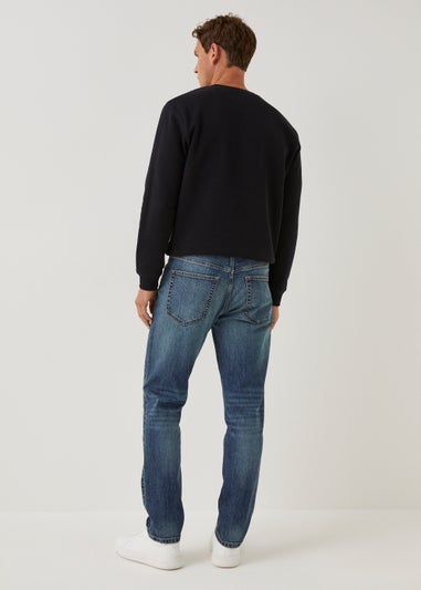 Dark Wash Vintage Slim Fit Jeans