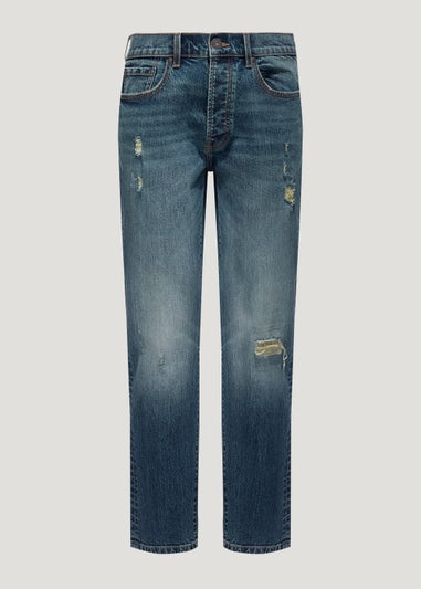 Dark Wash Vintage Slim Fit Jeans