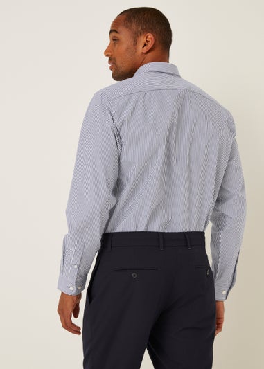 Taylor & Wright Navy Bengal Stripe Regular Fit Shirt