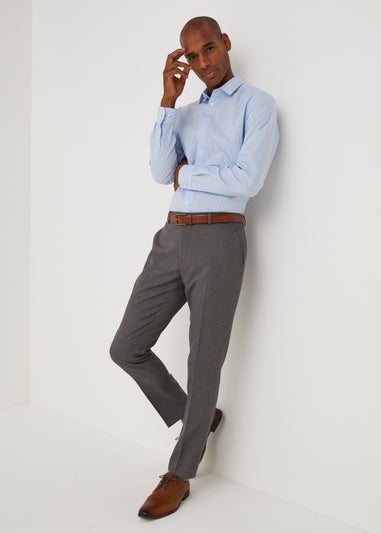 Taylor & Wright Blue Bengal Stripe Slim Fit Shirt