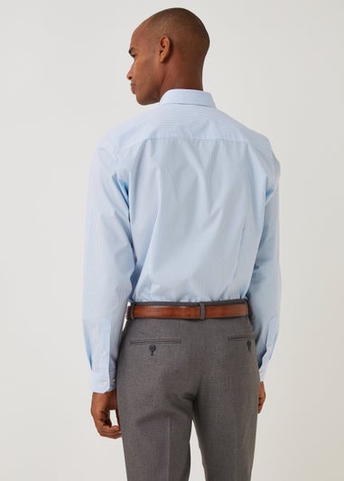 Taylor & Wright Blue Bengal Stripe Slim Fit Shirt