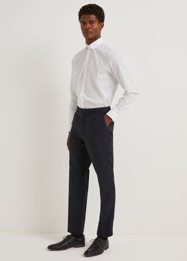 Taylor & Wright Navy Pinstripe Suit Trousers