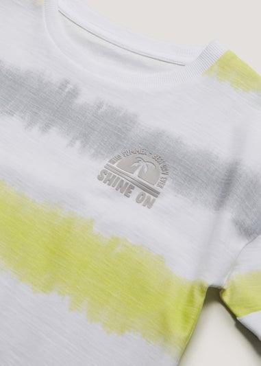 Boys Grey Tie Dye T-Shirt (9mths-6yrs)