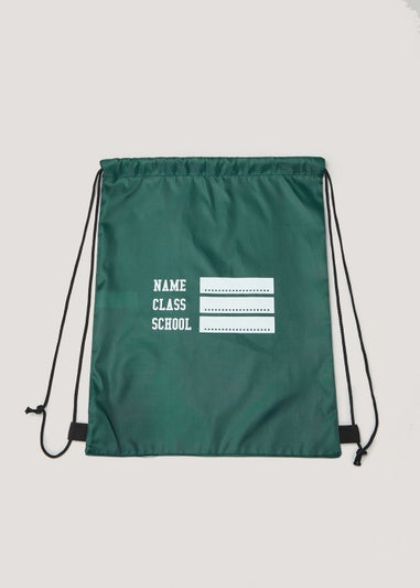 Kids Green School Pump Bag