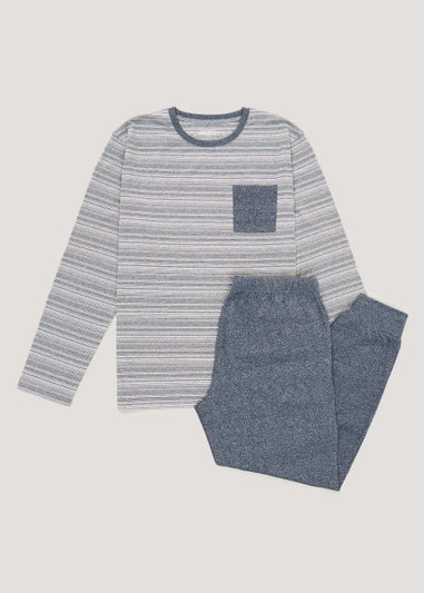 Blue Stripe Pyjama Set