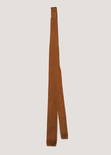 Taylor & Wright Rust Knitted Tie