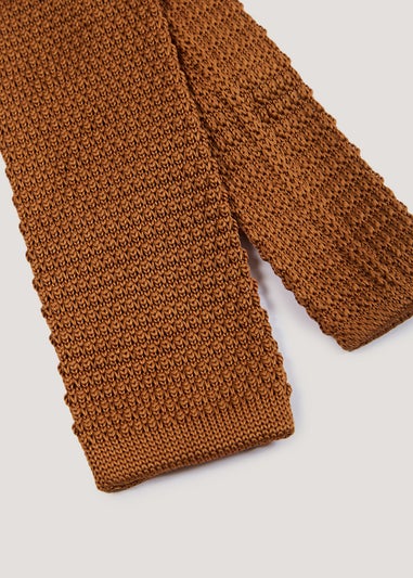 Taylor & Wright Rust Knitted Tie