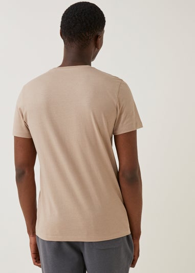 Beige Essential Slim Fit T-Shirt