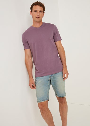 Purple Essential V-Neck T-Shirt