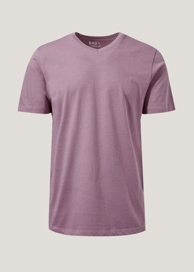 Purple Essential V-Neck T-Shirt