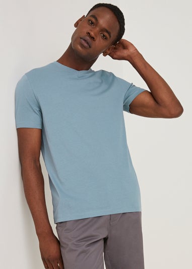 Blue Essential V-Neck T-Shirt