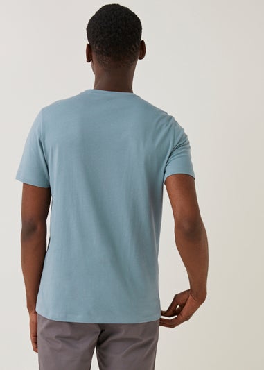 Blue Essential V-Neck T-Shirt